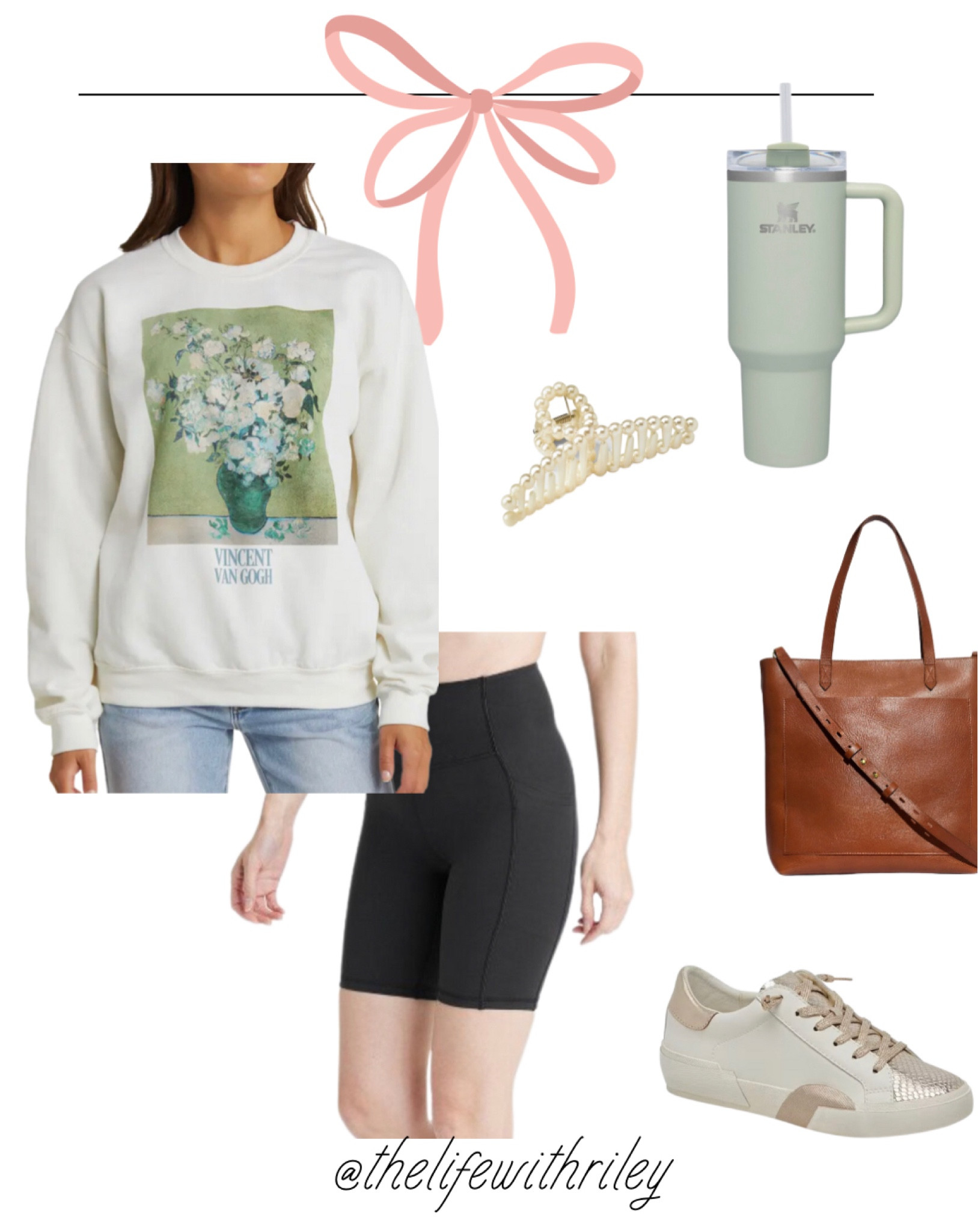 Comfy classic fall outfit 

Biker shorts, bike shorts, how to style bike shorts, graphic tee, graphic Crewneck, floral Crewneck, Van Gogh, tote bag, classic tote bag, green Stanley cup, pearl clip, how to style a Crewneck, travel outfit, comfortable outfit 

#LTKFind #LTKstyletip #LTKtravel