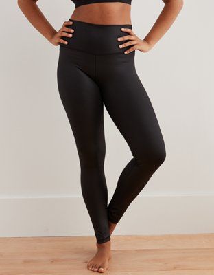 Aerie Play Shine High Waisted Legging | American Eagle Outfitters (US & CA)
