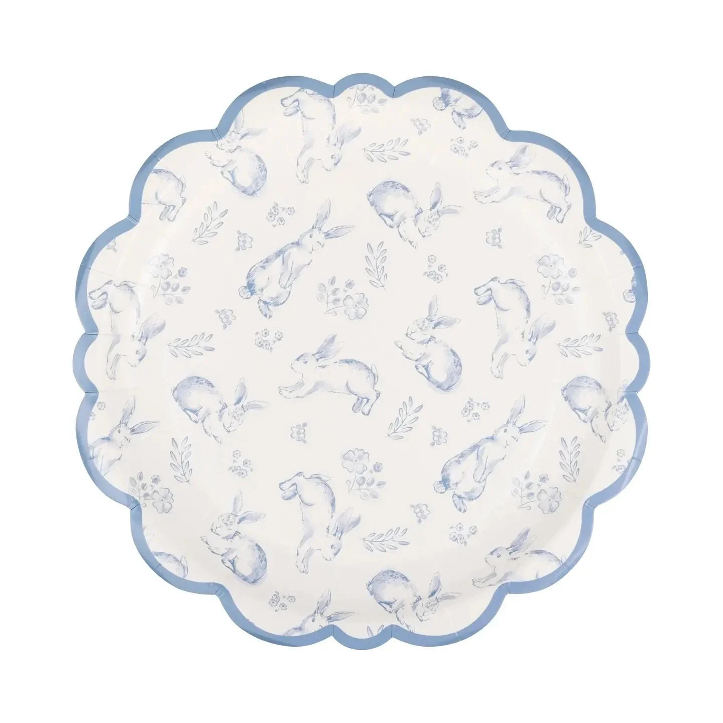 Bunny Toile Plates | The Horseshoe Crab