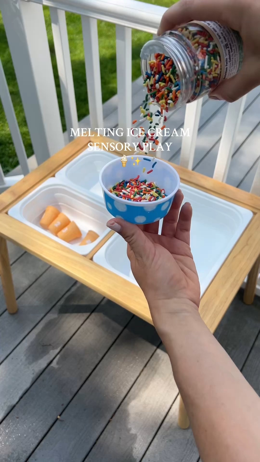 Melting ice cream sensory play! Baby and toddler both loved this one 

#LTKKids #LTKHome #LTKBaby