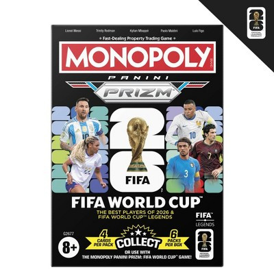 Monopoly Panini Prizm: FIFA World Cup Trading Cards Booster Box | Target