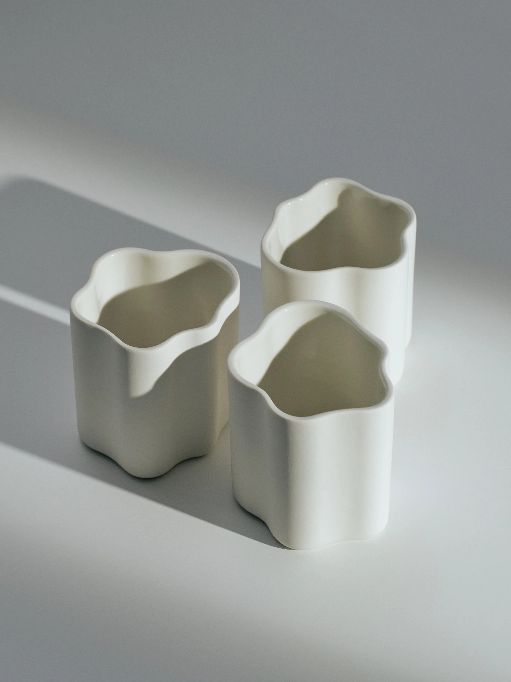 Jar small, white, set of 3 | Withinmood