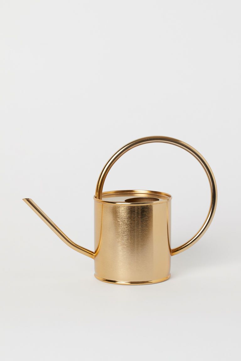 H & M - Metal Watering Can - Gold | H&M (US + CA)