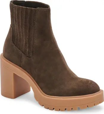 Dolce Vita Caster H2O Waterproof Block Heel Bootie | Nordstrom | Nordstrom