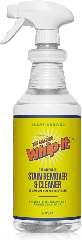 Whip It Cleaner, Multi Purpose Stain Remover Professional Strength Spray, Plant Based Enzyme Clea... | Amazon (US)