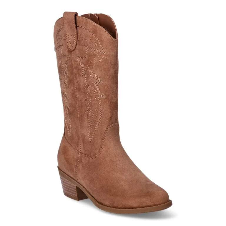 Madden NYC Little Girl & Big Girl Tall Western Cowgirl Boots | Walmart (US)