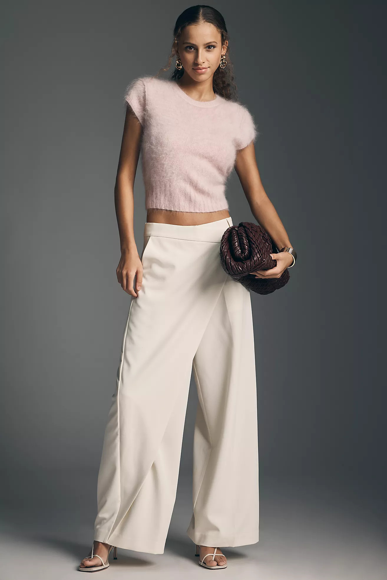 Whiteroom + Cactus Wrap Front Trouser Pants | Anthropologie (US)