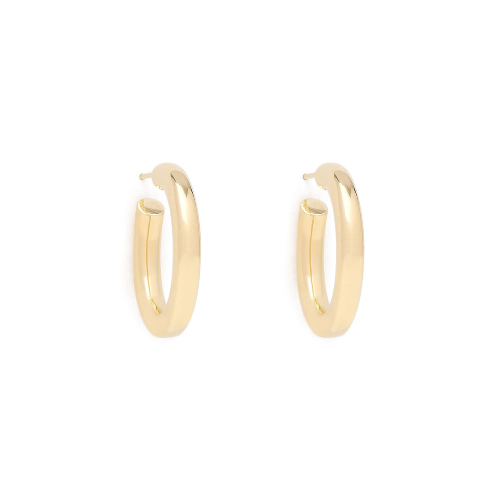 Jennifer Fisher Essential Hoops Earring in Yellow Gold | goop