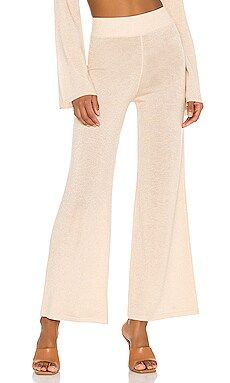 Song of Style Louisa Knit Pant in Ivory from Revolve.com | Revolve Clothing (Global)