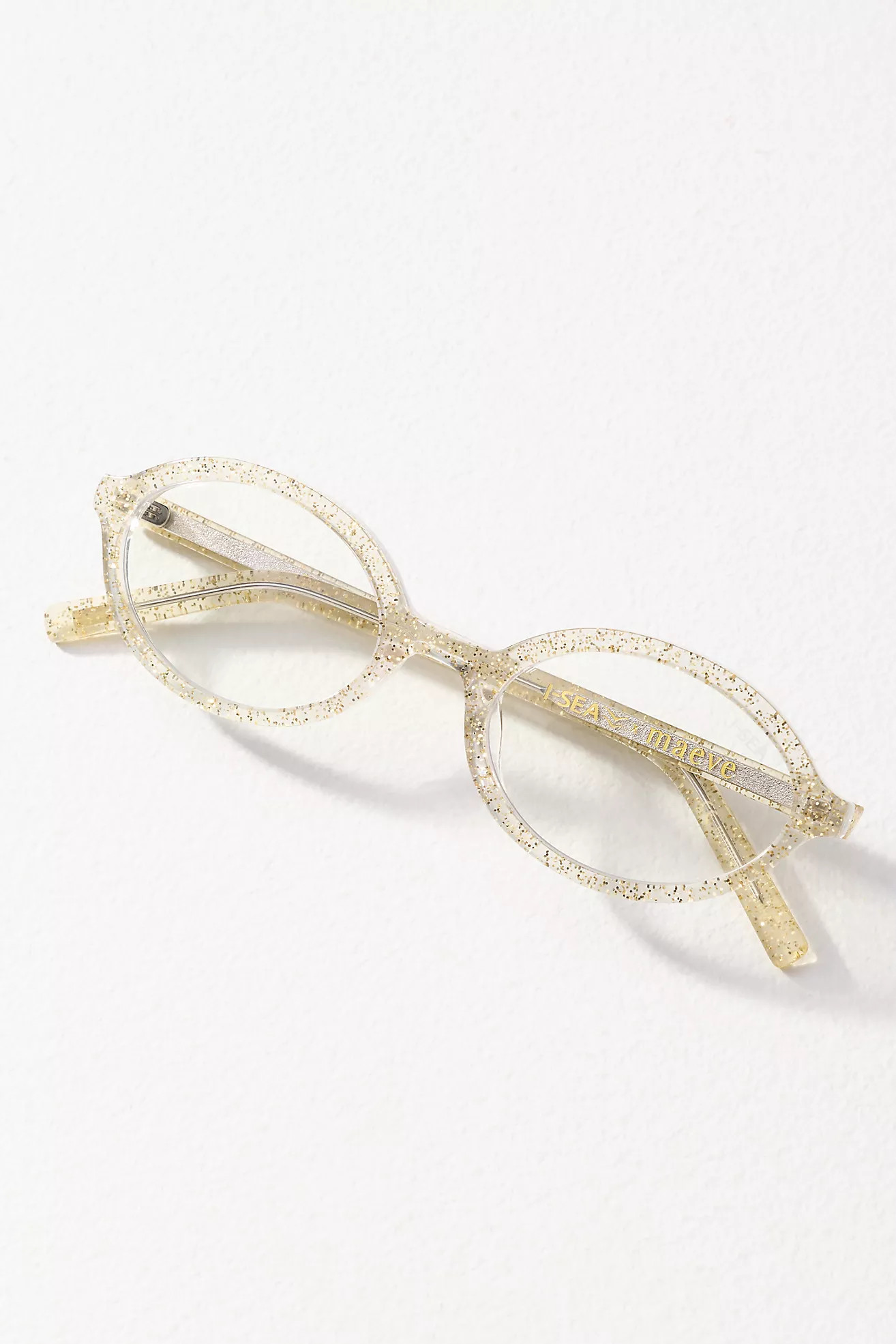 I-SEA Shimmery Oval Reader Glasses | Anthropologie (US)