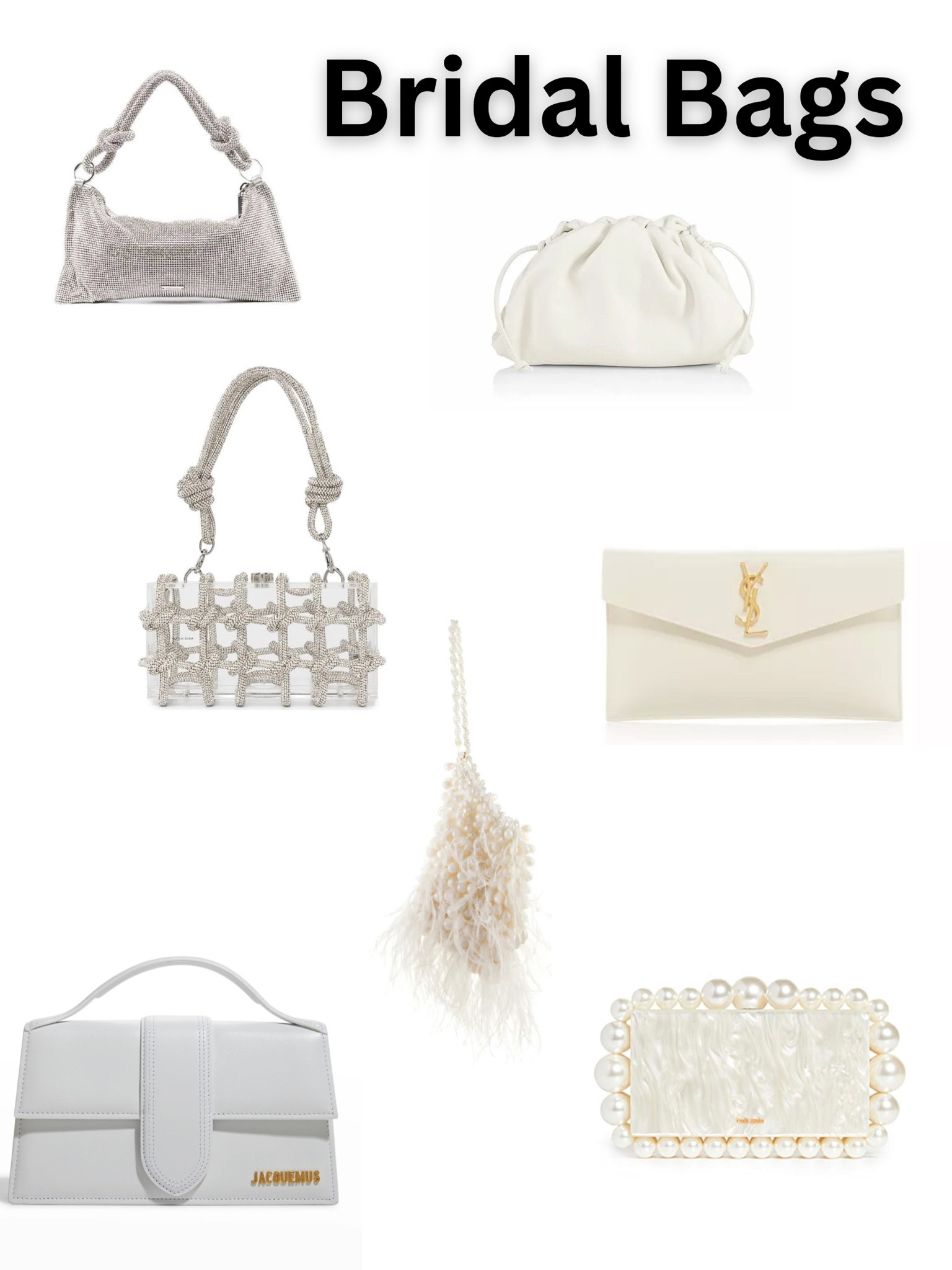 White bridal bags for wedding festivities or perfect summer bags

#LTKitbag #LTKstyletip #LTKwedding
