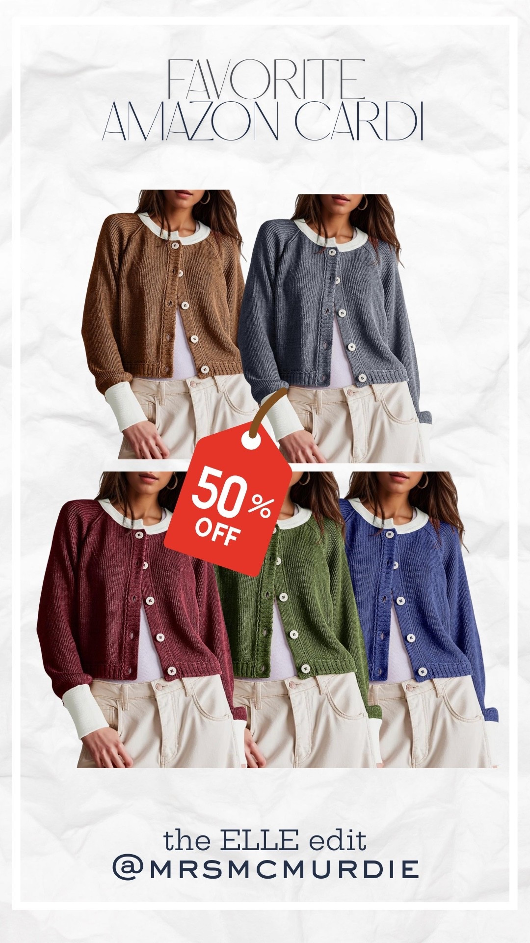 Cozy classic, 50% off? Yes, please. 🍂 These Amazon cardis are soft, easy to layer, and come in the prettiest fall colors. Linking all the shades while they’re on sale. 🤍 #amazonfinds #fallstyle #cardiganseason #amazonfashion #ltkfinds #amazonmusthaves #ltkfallfashion #ltksale #ltkamazonfashion

#LTKFindsUnder50 #LTKSaleAlert #LTKOver40