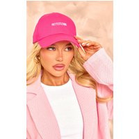 PrettyLittleThingHot Pink Logo Cap | PrettyLittleThing US