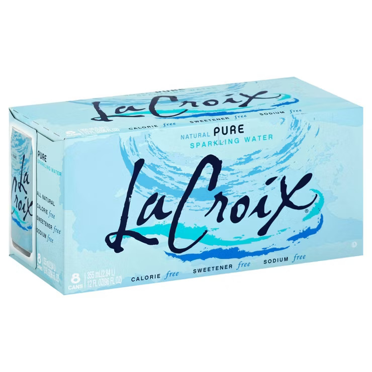 LaCroix Sparkling Water Pure - 8pk/12 fl oz Cans | Target