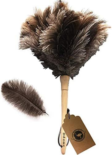 Ostrich Feather Duster,Feather Duster Fluffy Natural Genuine Ostrich Feathers with Wooden Handle ... | Amazon (US)