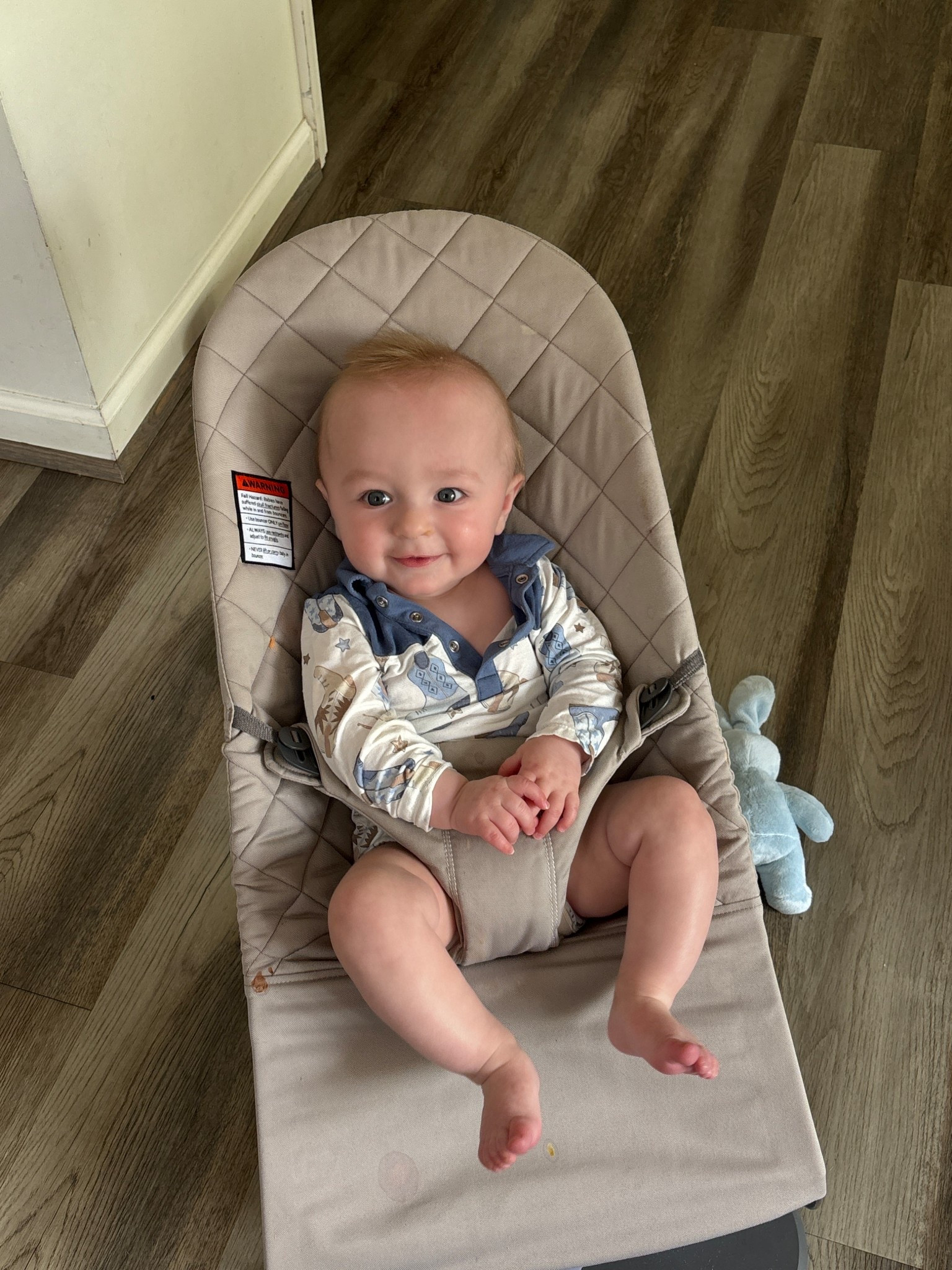 Would rank the babyjorn bouncer 15/10 stars - baby boy LOVED this seat, we brought it everywhere 🙌🏼 material is super easy to clean, just throw in the washing machine. A baby registry must have! 

#LTKFamily #LTKBaby #LTKKids