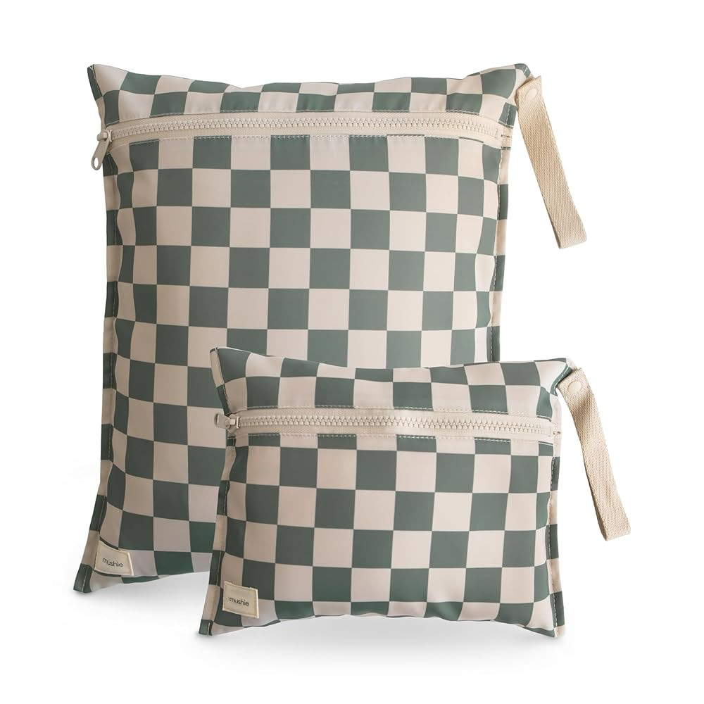 mushie Water Resistant Wet Bags | Large & Small Reusable Storage Bag for Baby Items and Travel | ... | Amazon (US)