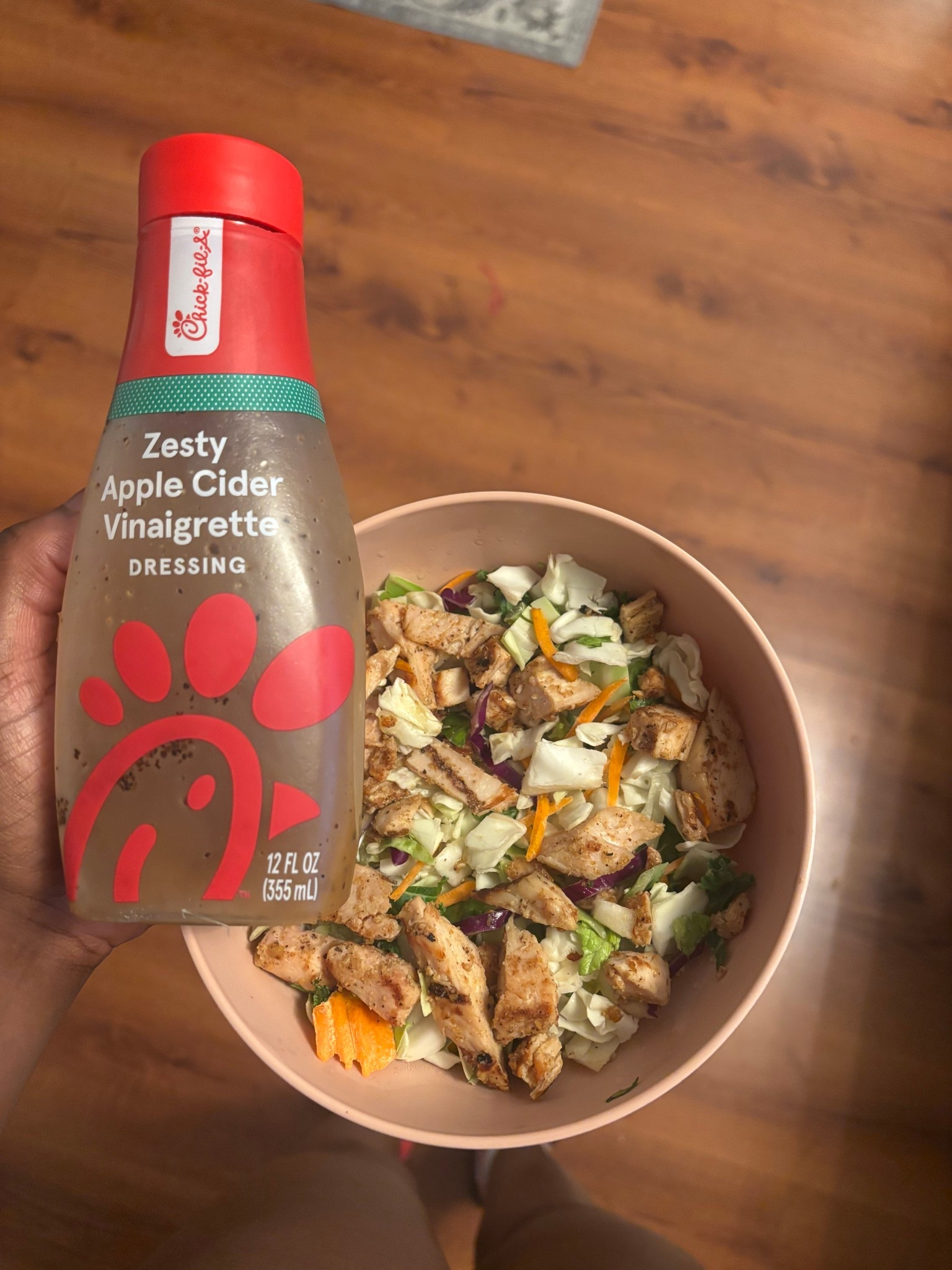 Made me grilled chicken salad but can we have a moment for the salad dressing omg so good! 

#LTKfoodie #LTKdayinmylife #LTKstorytime