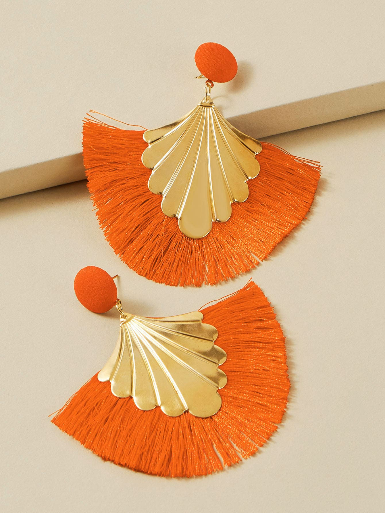 Fan Tassel Earrings | SHEIN