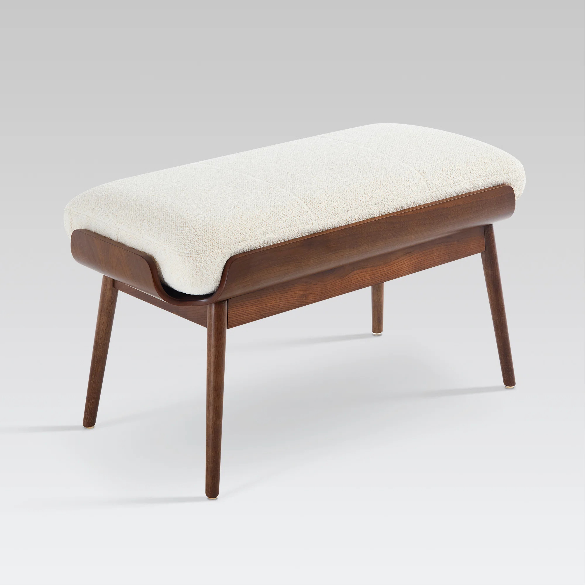 classic and minimalist Fabric Upholstered Entryway Bench with Wood Frame & End of Bed Bench for B... | Wayfair North America