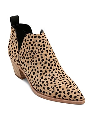 Dolce Vita Women's Sonni Leopard Print Calf Hair Ankle Booties | Bloomingdale's (US)