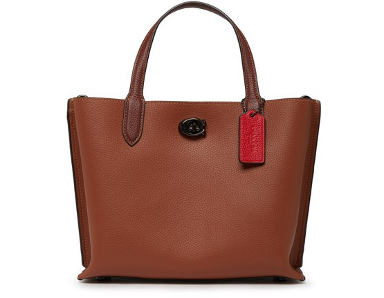 Willow Tote 24 In Colorblock With Signature Canvas Interior - COACH | 24S (APAC/EU)