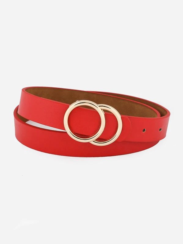 Metal Ring Buckle Belt | SHEIN