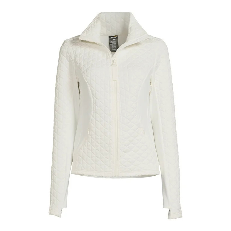 Avia Women's Quilted Jacket With Thumbholes | Walmart (US)