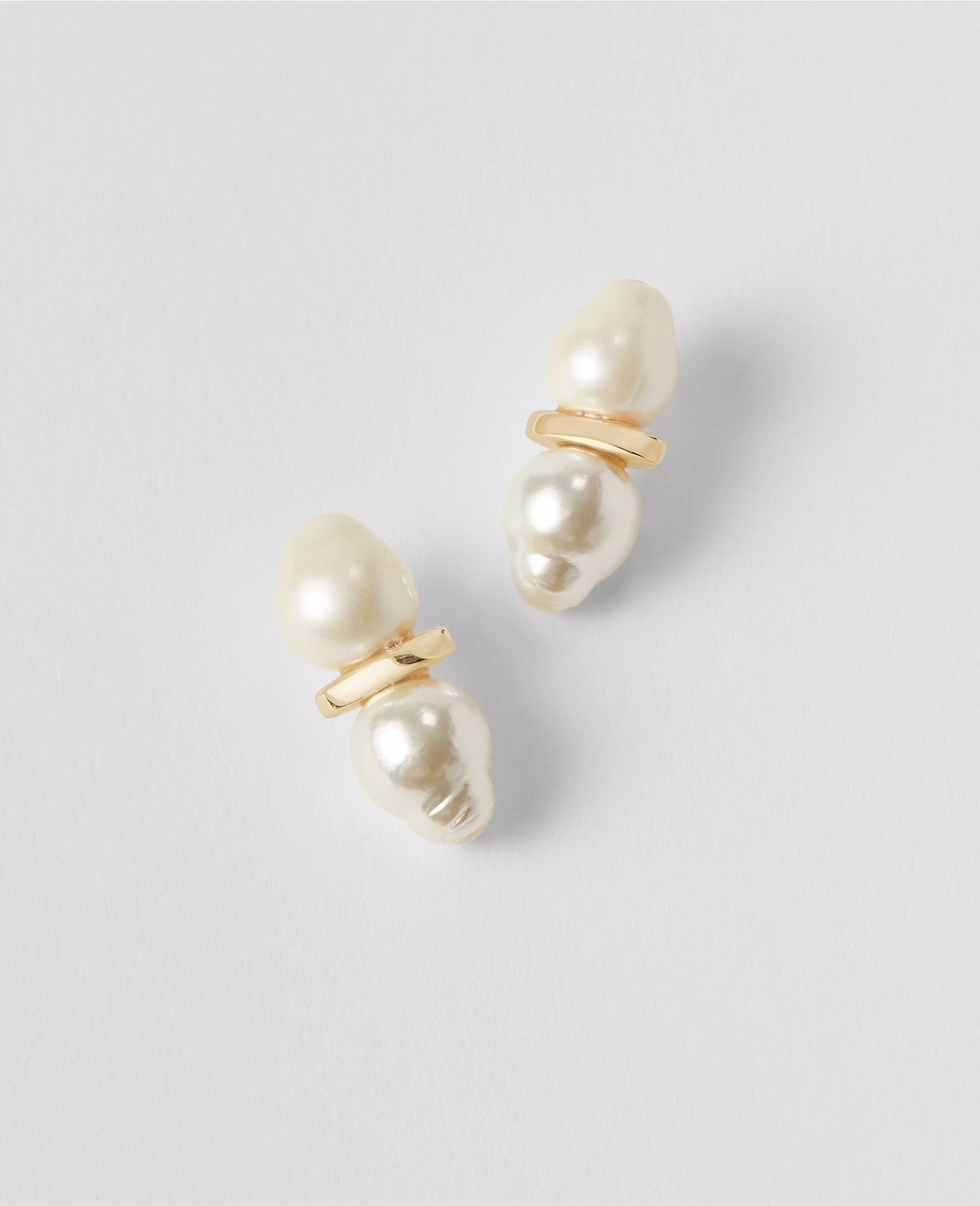 Pearlized Stud Earrings | Ann Taylor