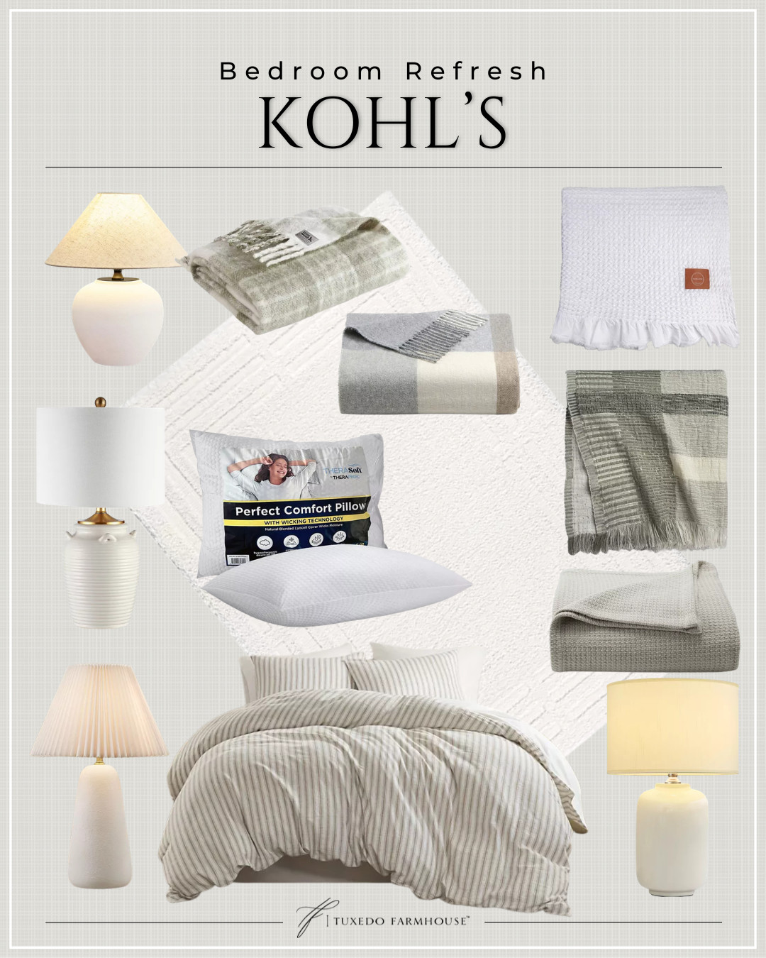 A cozy bedroom starts with soft layers and beautiful textures. From plush bedding and comfy pillows to warm throws and timeless lamps, these Kohl's finds make it easy to create a relaxing retreat you'll love coming home to.

#LTKHome #LTKStyleTip #LTKSaleAlert #Kohls #BedroomRefresh #CozyBedroom #NeutralHome #BeddingFavorites 

 #LTKSeasonal #LTKHome #LTKSaleAlert