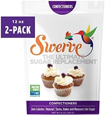 Swerve Sweetener, Confectioners (Pack of 2) | Amazon (US)