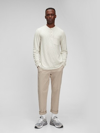 Marled Henley Long Sleeve T-Shirt | Gap (US)