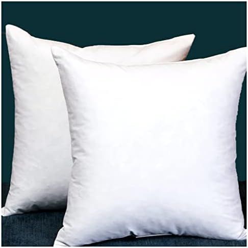 Set of 2, Square Decorative Throw Pillows Inserts Down and Feather Pillow Insert, Cotton Fabric, 18  | Amazon (US)