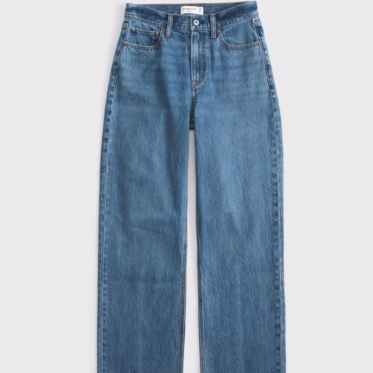 Abercrombie & Fitch Women's Jeans - Blue - 25 | Depop US
