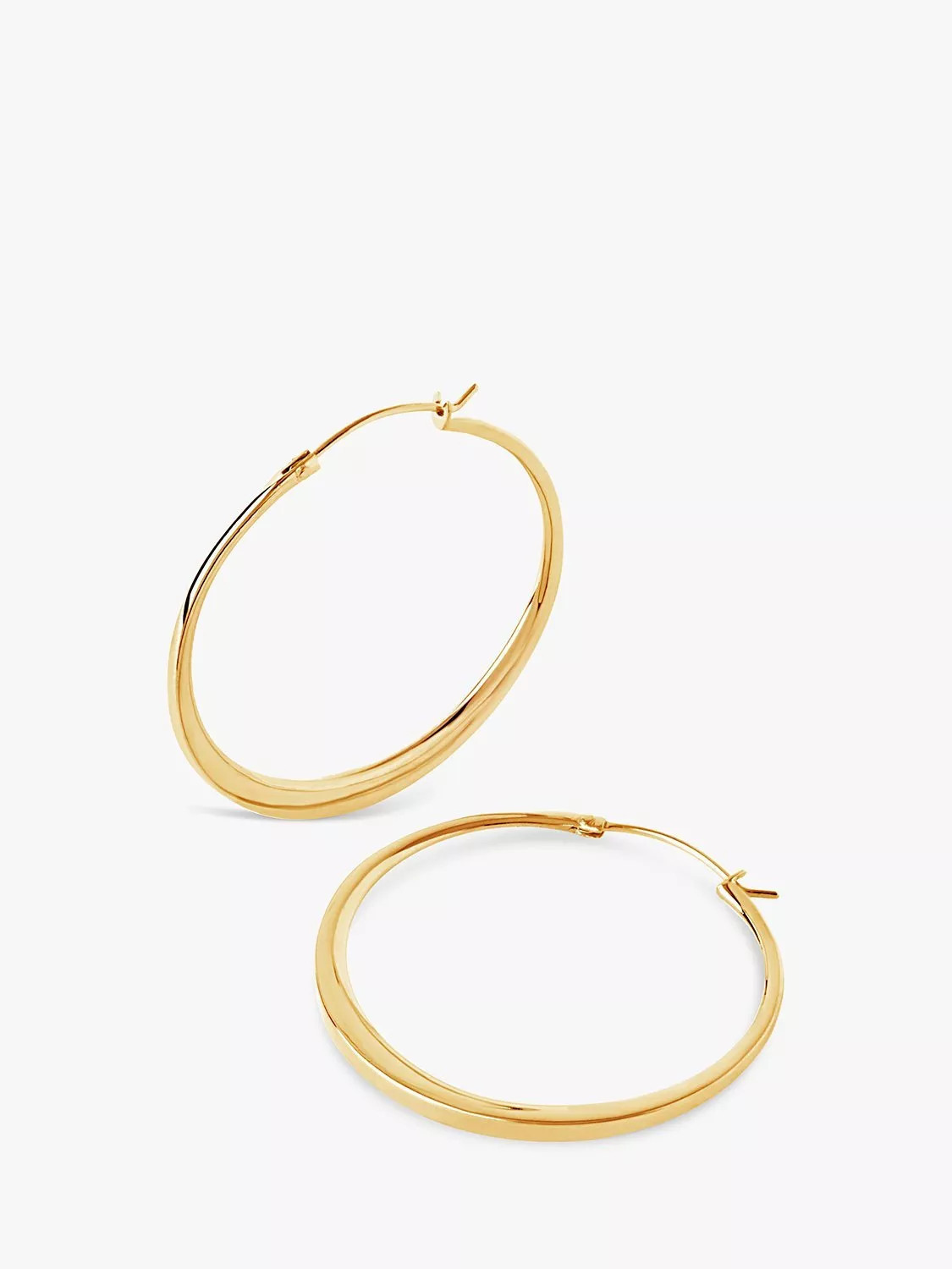 Dinny Hall Medium Tapering Click Hoop Earrings | John Lewis (UK)