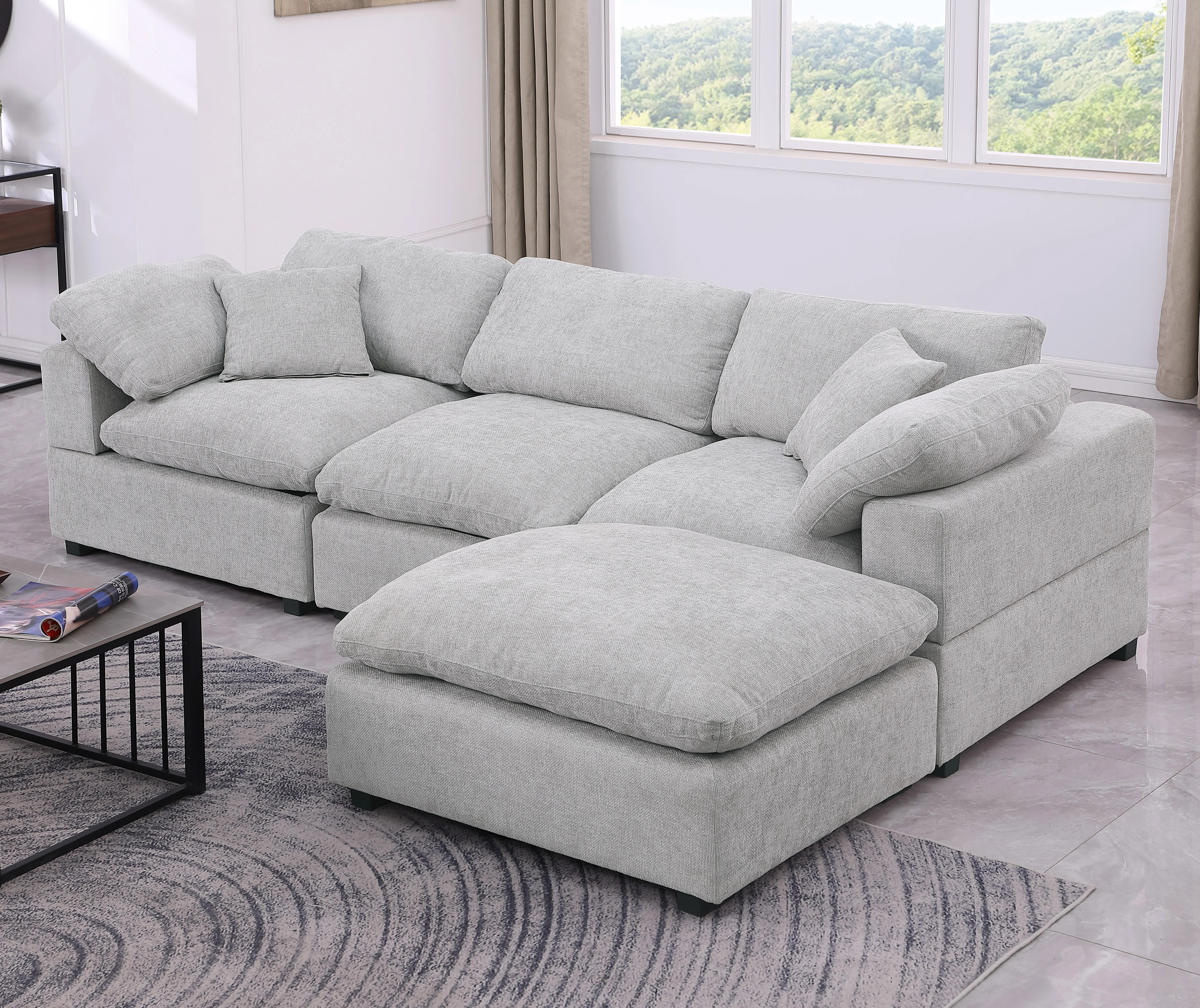 Alyciana Upholstered Sectional | Wayfair North America