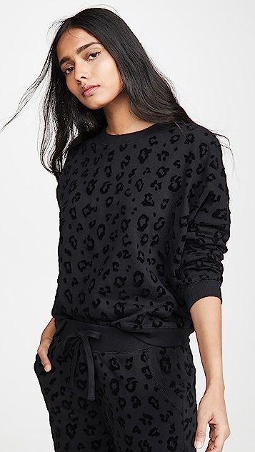 The Animal Flocked Pullover | Shopbop