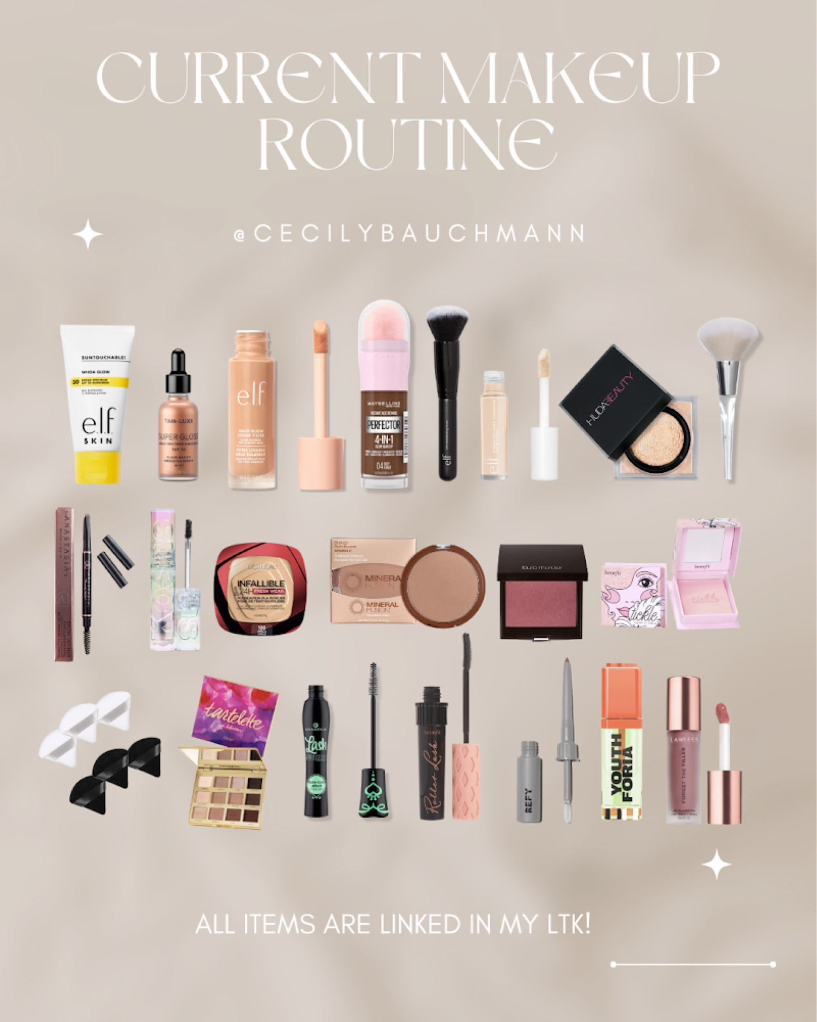 (1/2) My tried and true makeup items!! 🫶🏼 

#LTKbeauty #LTKunder50