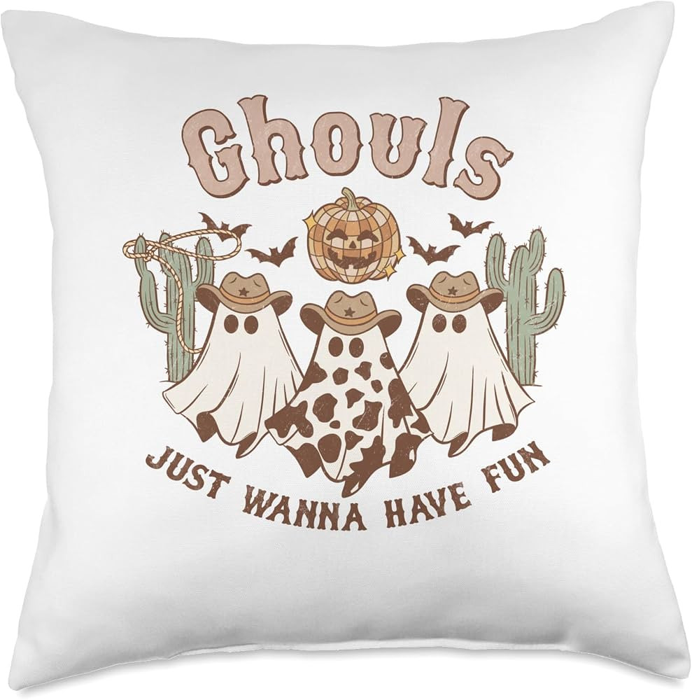 cute fall Halloween skeleton ghost men women tee Cute Halloween Women Rodeo Spooky Season Ghost F... | Amazon (US)