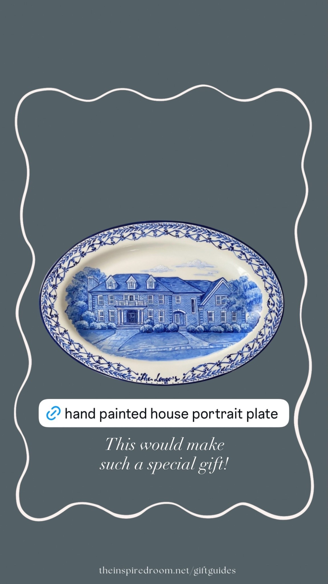 This hand painted house portrait plate would make such a special gift!

#LTKHome #LTKGiftGuide #LTKHoliday