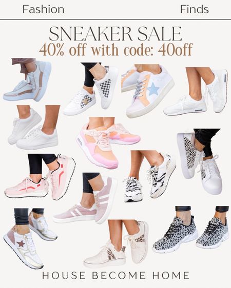 Pink lily sneaker sale. 40% off with code: 40off lots only $15

#LTKsalealert #LTKshoecrush