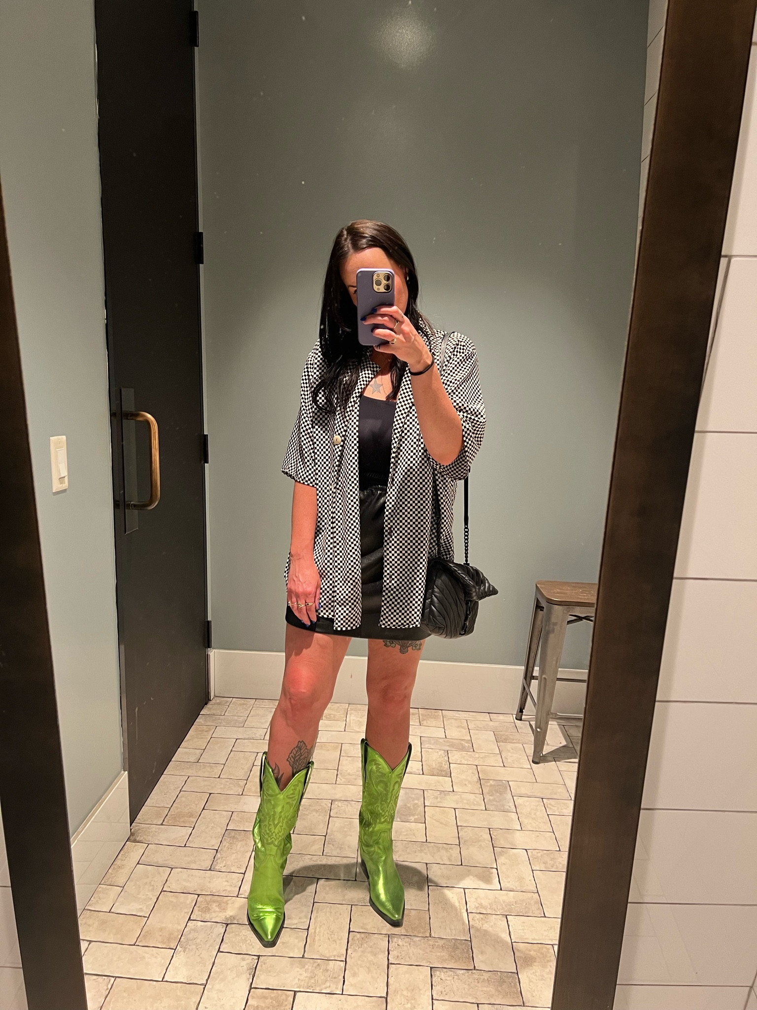 Lisa says Gah oversized Alyssa shirt sold out in this print so I posted another print of the shirt. I promise you WILL get stopped on the street in these Jeffrey Campbell boots as well!

#LTKstyletip #LTKsalealert #LTKunder100