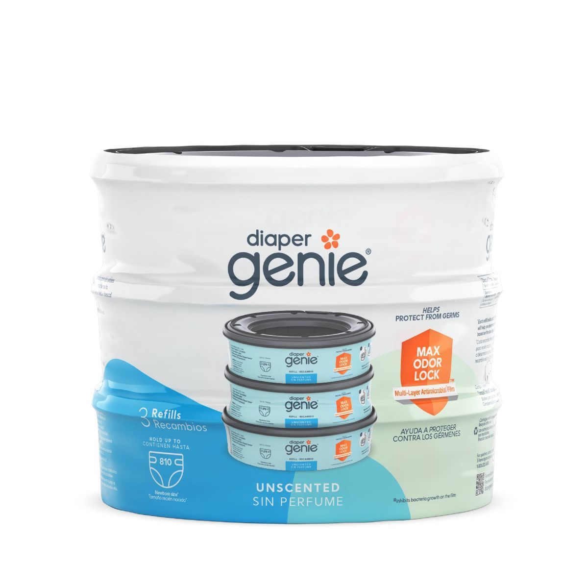 Diaper Genie Diaper Disposal Pail System Refill - 3pk | Target