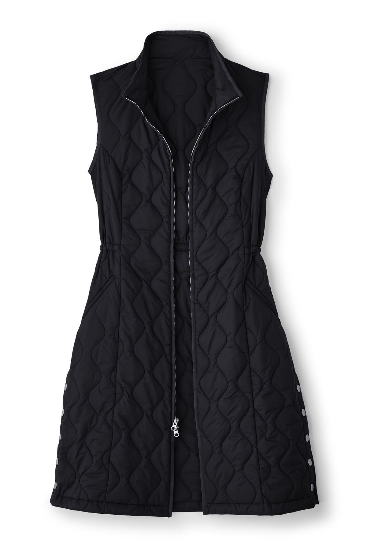 Daybreaker Lightweight Long Quilted Vest | Soft Surroundings