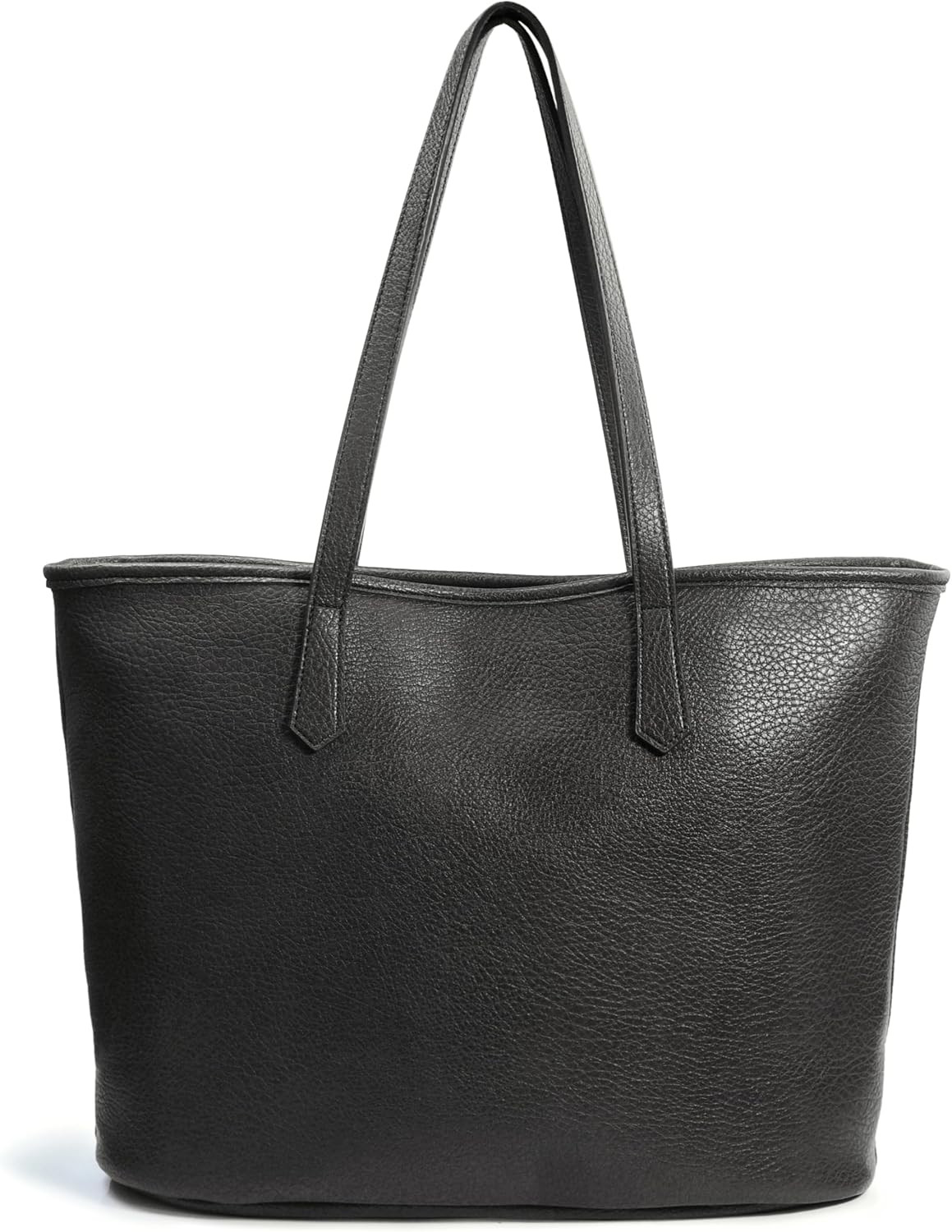Zipper Tote Bag for Women Soft Vegan Leather Handbag for Work, Travel & Everyday Use | Amazon (US)