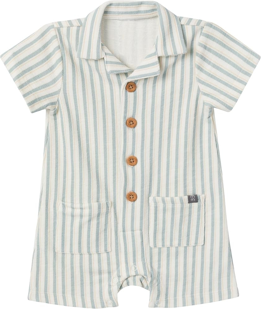 Modern Moments by Gerber Baby Boys Short Sleeve Romper | Amazon (US)