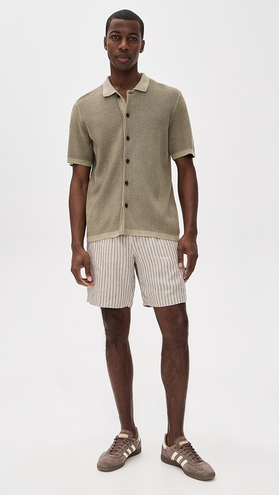 Short Sleeve Sunwashed Sweater Shirt | Shopbop