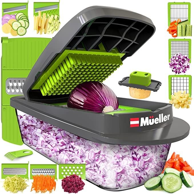 Amazon.com: Mueller Pro-Series 10-in-1, 8 Blade Vegetable Slicer, Onion Mincer Chopper, Vegetable... | Amazon (US)