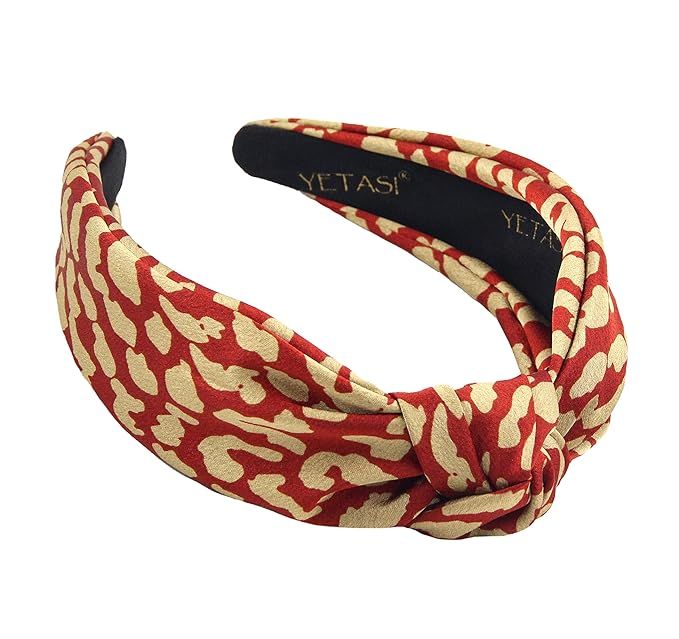 Amazon.com : YETASI Head bands for Women's Hair are Made with Comfy Non Slip Material. Red Headba... | Amazon (US)