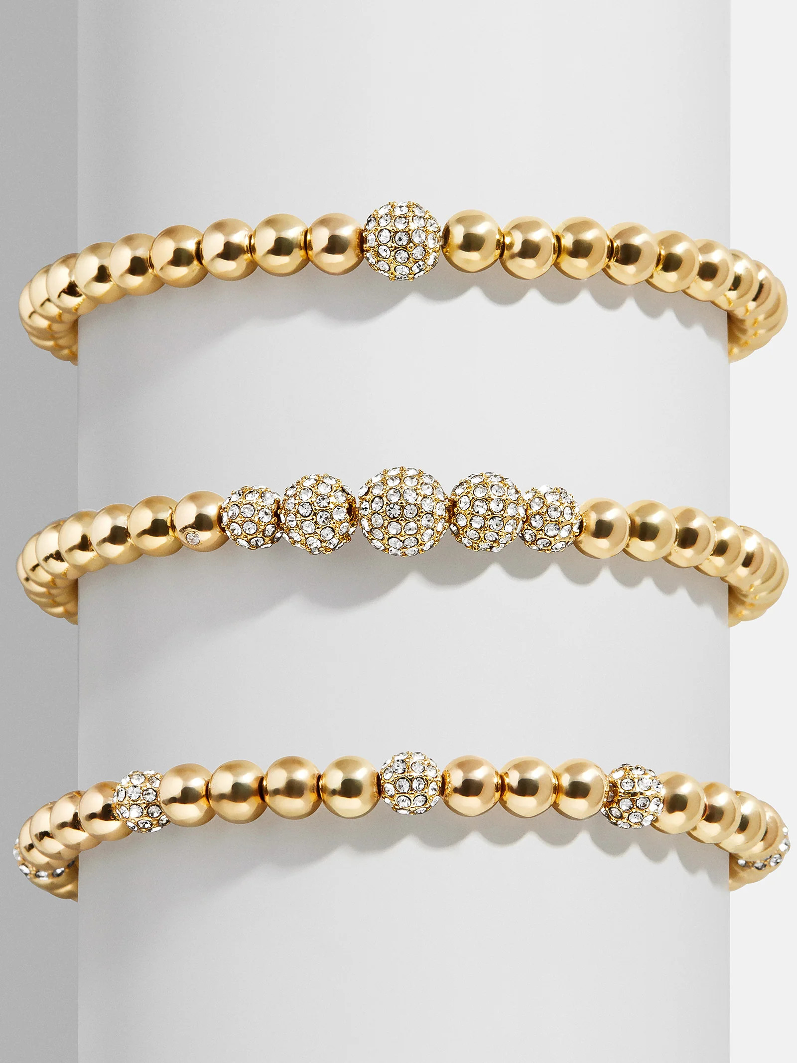 Pavé Pisa Bracelet - Centered Row Pavé | BaubleBar